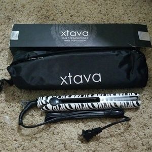Xtava hair straightner white tiger edition